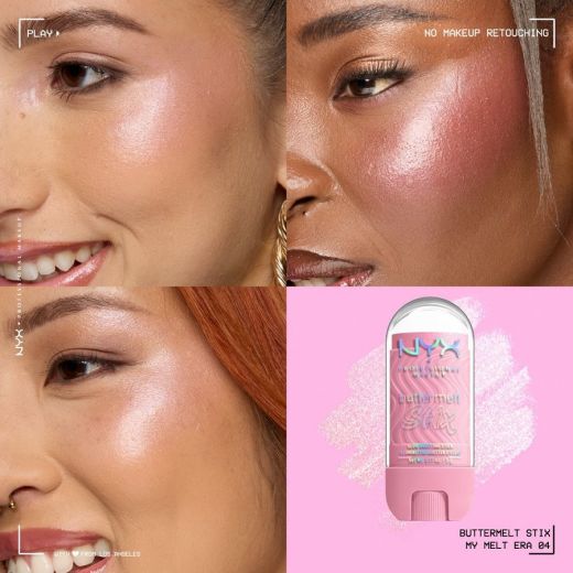 NYX PROFESSIONAL MAKEUP Buttermelt Glow Boosting Stix