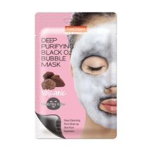 PUREDERM Deep Purifying Black O2 Bubble Mask Volcanic