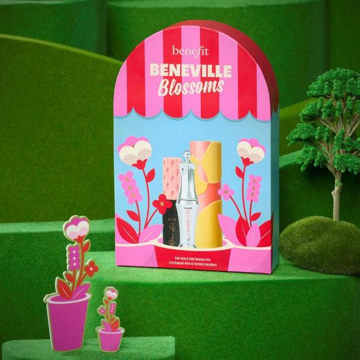 BENEFIT COSMETICS Beneville Blossoms - Your Everyday Full Look Trio Christmas Beauty Set