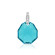 Marmara Sterling Majestic Pendant Rhoduim Plated Blue