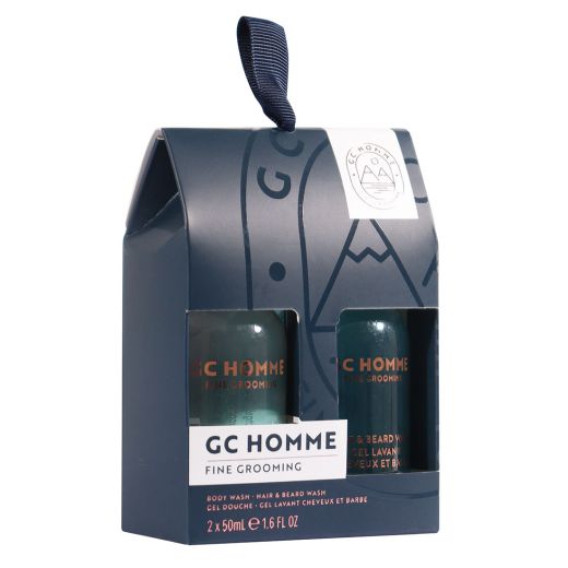 GRACE COLE HOMME Mini Duo Body Wash & Hair/Beard Wash