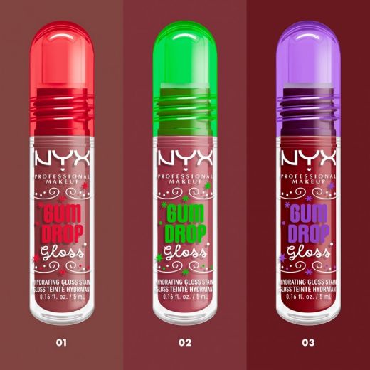 NYX PROFESSIONAL MAKEUP Holiday Gum Drop Gloss Lip Gloss Stain 