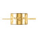 BALMAIN Genuine Leather Signature Hair Barrette Gold