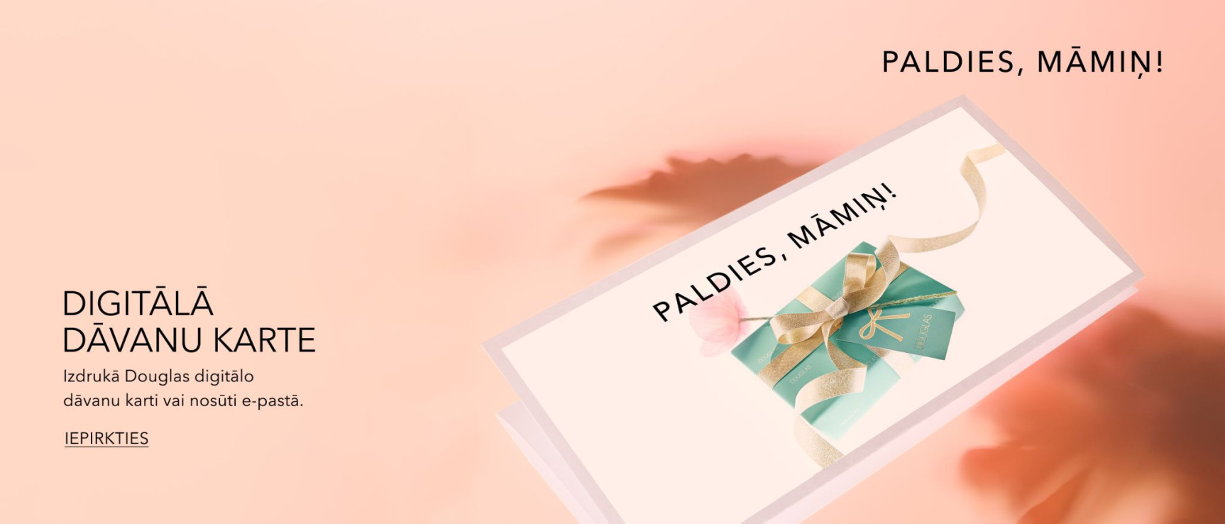 Digitālā dāvanu karte - Paldies, māmiņ!