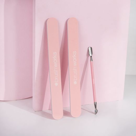 BrushWorks Cuticle Pusher and Files