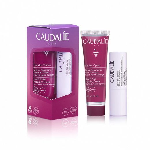 CAUDALIE Thé Des Vignes Lip Hand Duo