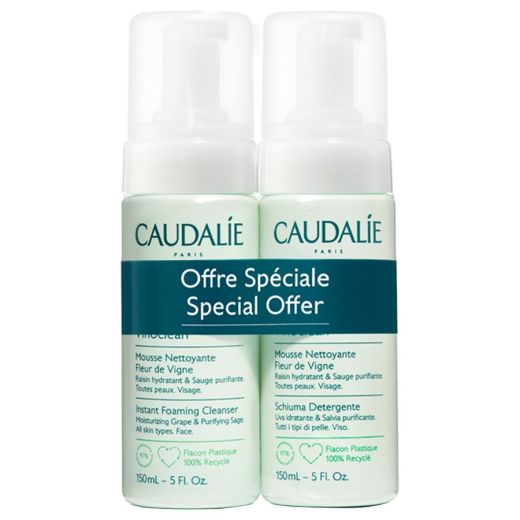 CAUDALIE Vinoclean Instant Foaming Cleanser Duo