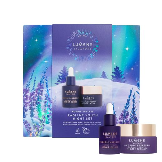 LUMENE Nordic Ageless [Ajaton] Radiant Youth Night Set