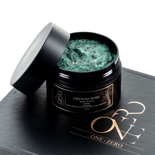 ONE:ZERO Crystal Rose Body Scrub 