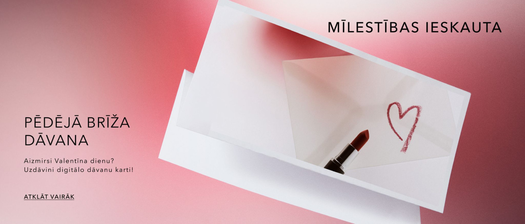 Digitālā dāvanu karte - pēdējā brīža dāvana