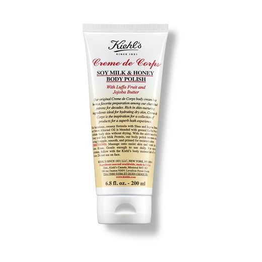 Kiehl's Creme de Corps Soy Milk & Honey Body Polish  (Attīrošs ķermeņa skrubis-sviests)