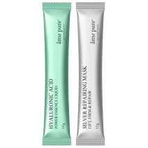 AME PURE® Jelly Glow Rubber Mask™ - Silver
