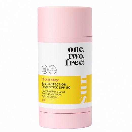 KanONE.TWO.FREE! Sun Protection Glow Stick SPF50dke rikkalikult päiesekaitset vajavatele nahapiirkon