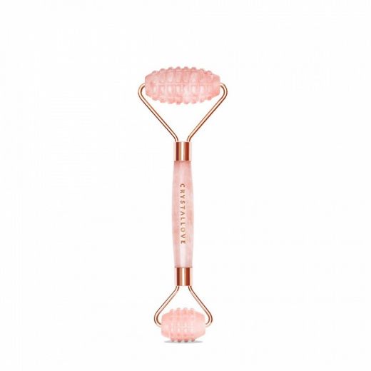 Crystallove 3D Rose Quartz Roller 