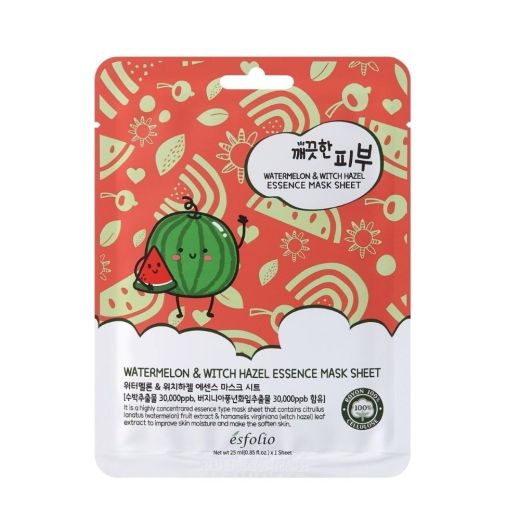 ESFOLIO Pure Skin Watermelon Essence Mask Sheet