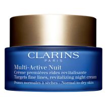 Clarins Multi - Active Nuit Normal to Dry Skin (Nakts sejas krēms pret pirmajām novecošanas pazīmēm)