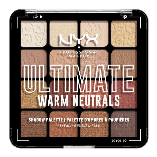 NYX Professional Makeup 	 Ultimate Shadow Palette Pro-Level 16 Pan Palette