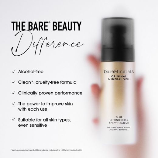 BAREMINERALS Original Mineral Veil 24Hr Natural Matte Setting Spray