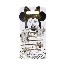 Beauty Line Accesorios Pelo Clips 4 Piezas Minnie