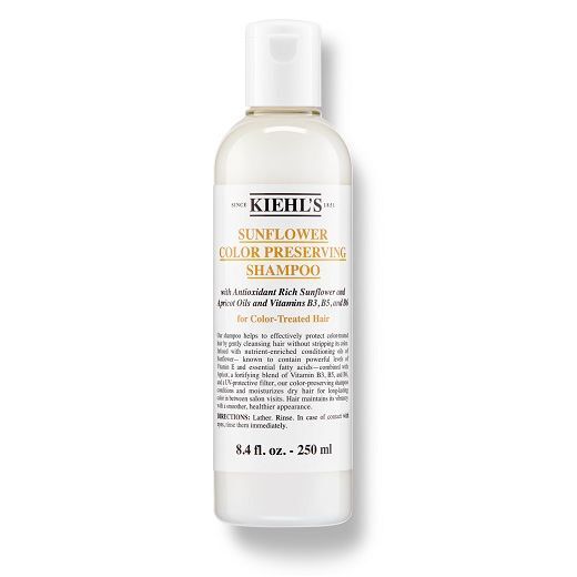 Kiehl's Sunflower Colour Preserving Shampoo  (Šampūns, kas palīdz efektīvi aizsargāt krāsotus m