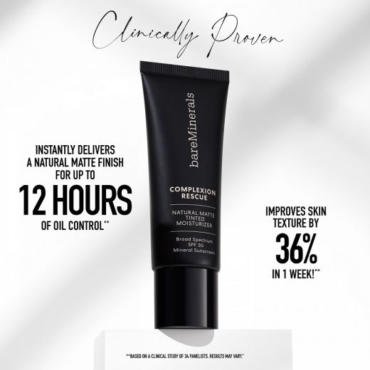 BAREMINERALS Complexion Rescue Natural Matte Tinted Moisturizer Mineral SPF 30