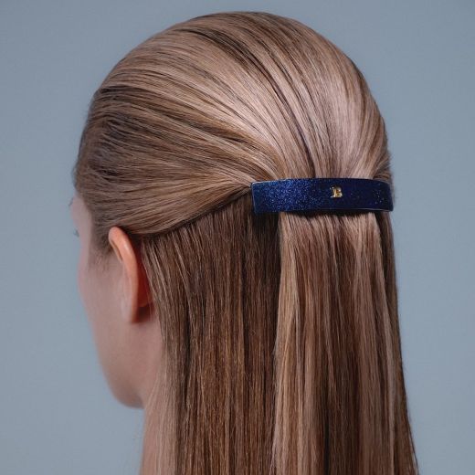 BALMAIN PARIS HAIR COUTURE Muse De La Fête Barrette Pour Cheveux Medium Cosmic Sapphire