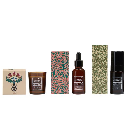 HEATHCOTE & IVORY William Morris At Home Sunflower Swan The Beauty Makers Tool Bag Set