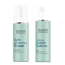 Douglas Essentials Light Cleansing Foam + Essentials Radiance Tonic Lotion  (Sejas attīrīšanas kompl