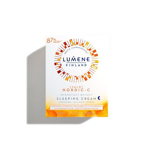 Lumene Valo Overnight Bright Vitamin C Sleeping Cream  (Nakts krēms ar C vitamīnu)