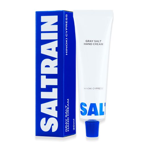 SALTRAIN Gray Salt Hand Cream Hinoki Cypress