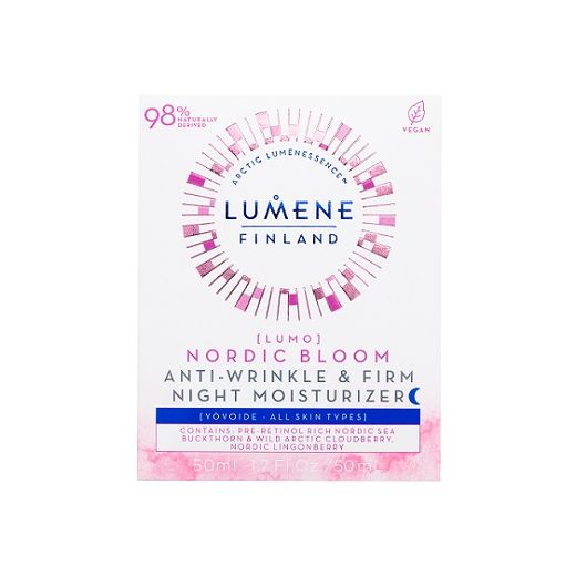 Lumene Nordic Bloom [Lumo] Anti-Wrinkle & Firm Night Moisturizer  (Mitrinošs pretgrumbu un lifti