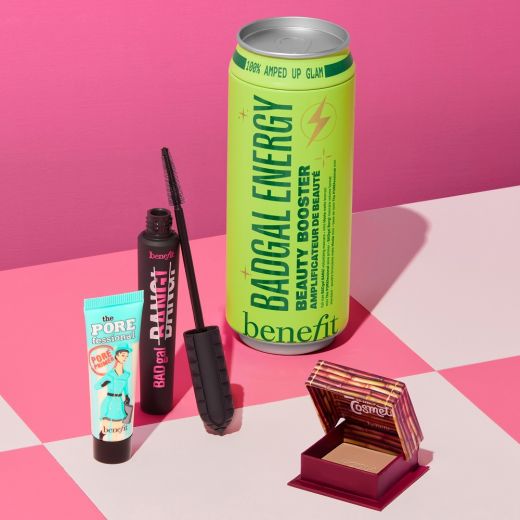 BENEFIT COSMETICS Badgal Energy - Mascara, Pore Primer & Bronzer Christmas Beauty Set