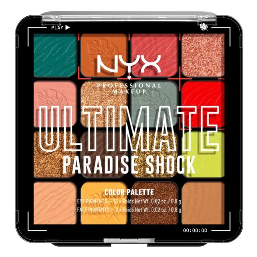 NYX Professional Makeup 	 Ultimate Shadow Palette Pro-Level 16 Pan Palette