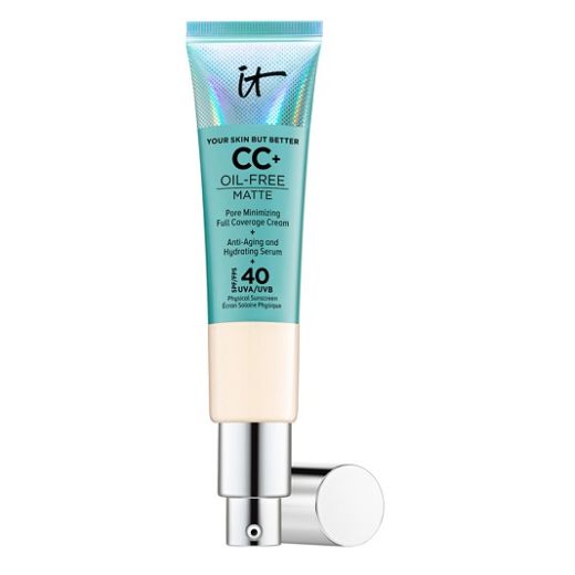 IT Cosmetics CC+ Cream Oil-Free Matte With SPF 40  (Poras maskējošs tonālais krēms)