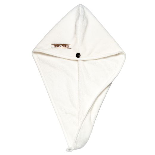 ONE:ZERO Hair Towel With Coconut Button