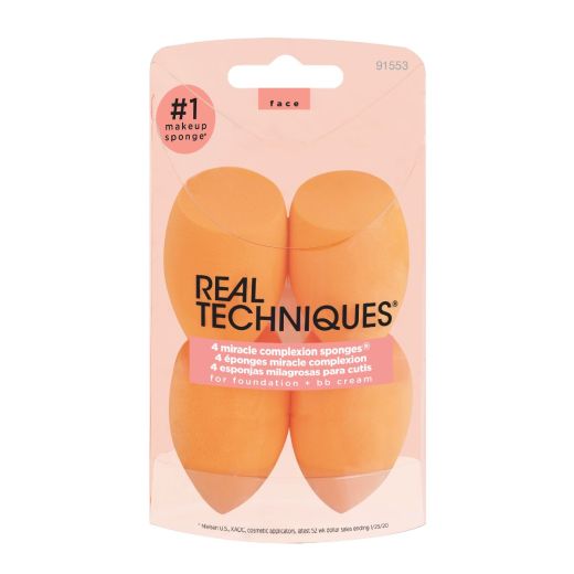 REAL TECHNIQUES 4-Pack Miracle Complexion Sponge