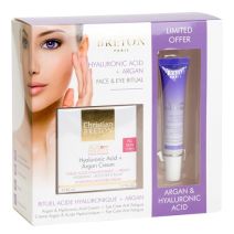 Christian Breton Hyaluronic Acid+Argan Face & Eye Ritual Set  (Sejas un acu kopšanas komplekts)