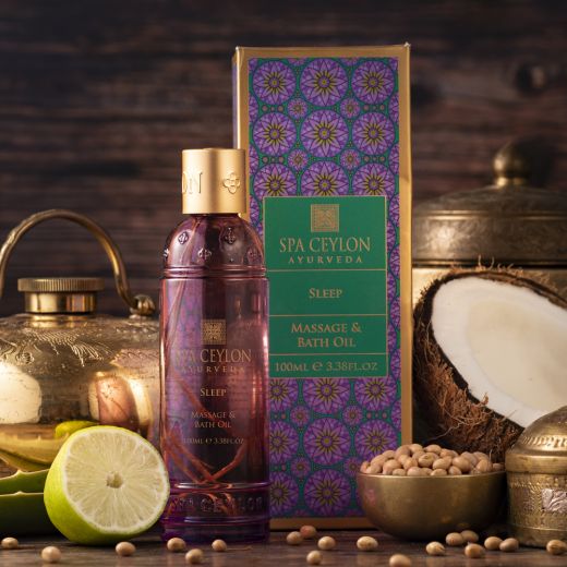 SPA CEYLON AYURVEDA WELLNESS Sleep Massage & Bath Oil  