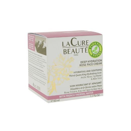La Cure Beauté Deep Hydration Rose Face Cream  (Dziļi mitrinošs sejas krēms)