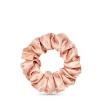 CRYSTALLOVE Crystalized Silk Scrunchie - Rose Gold