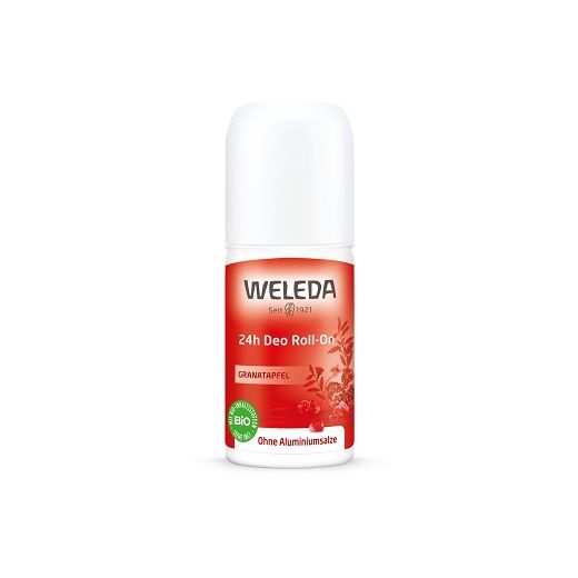 Weleda Pomegranate 24h Roll-On Deodorant  (Granātābolu 24 h iedarbības dezodorants ar rullīti)