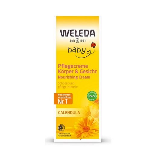 Weleda Calendula Moisturizing Body Cream  (Kliņģerīšu ķermeņa krēms bērniem)