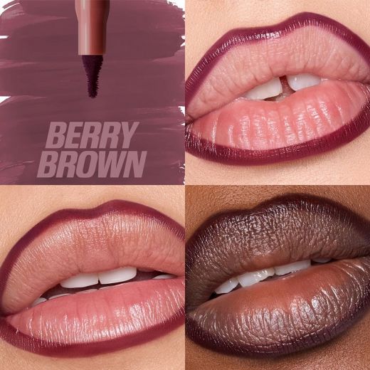 HUDA BEAUTY Lip Contour Stain Berry Brown