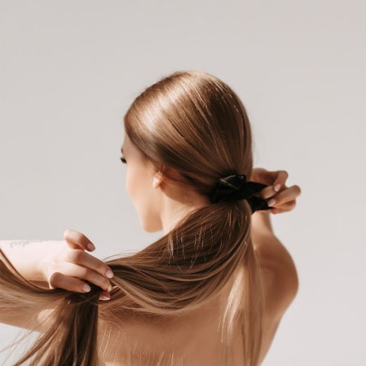 ONE:ZERO Mulberry Silk Scrunchie L Size 