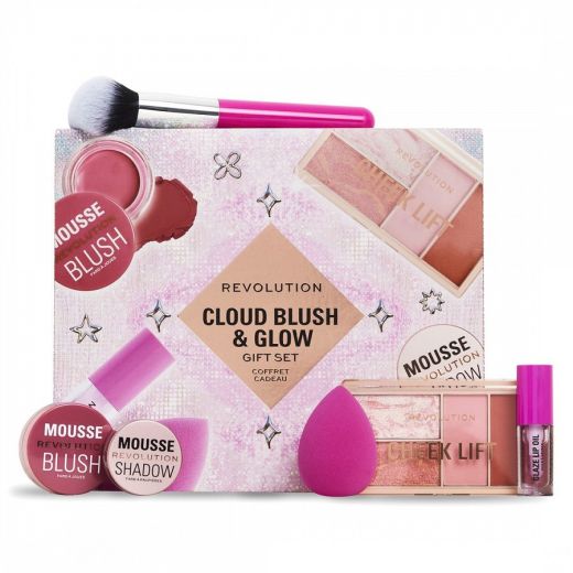 REVOLUTION MAKE-UP Cloud Blush and Glow Highlight Gift Set