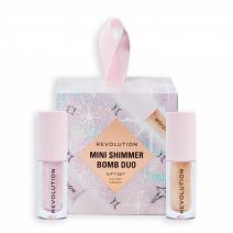 REVOLUTION MAKE-UP Mini Shimmer Bomb Lip Duo Gift Set