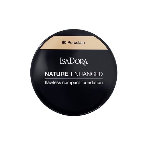 Isadora Nature Enhanced Flawless Cream Compact Foundation  (Kompaktais pūderkrēms)