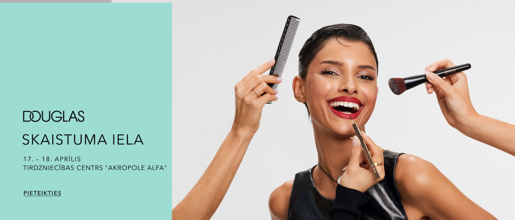 Douglas Skaistuma iela Akropolē Alfa 17 un 18 aprīlis