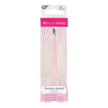 BrushWorks Precision Slanted Tweezer