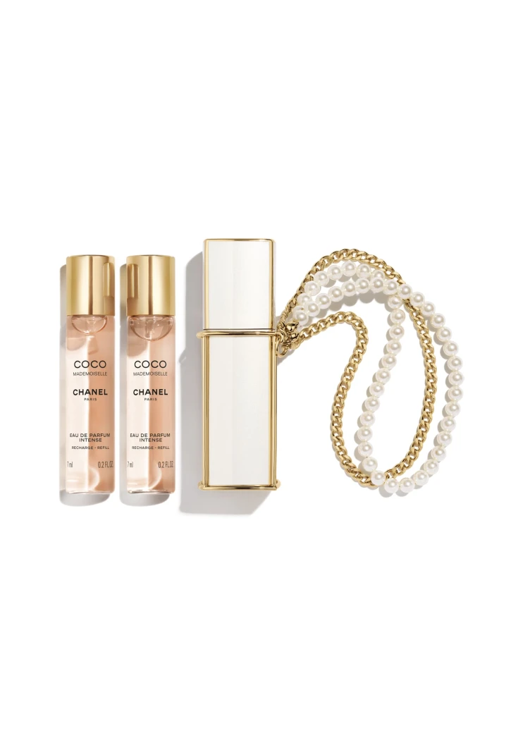 CAHENEL COCO MADEMOISELLE EAU DE PARFUM INTENSE REFILLABLE PURSE SPRAY 3X7 ml